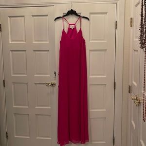 Nicole Miller size 12 pink gown